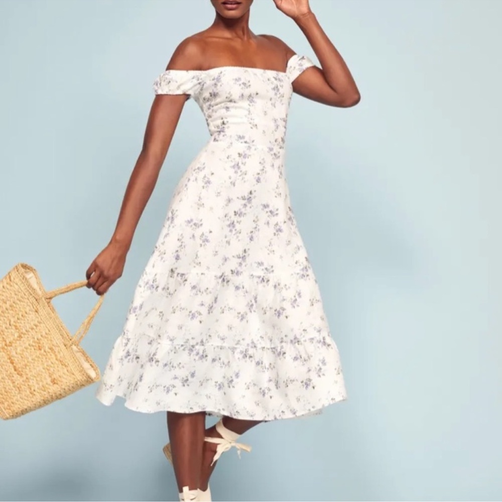 Reformation Toulouse dress in Madeline Floral Print